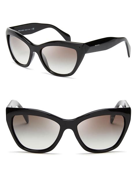 prada women's black sunglasses